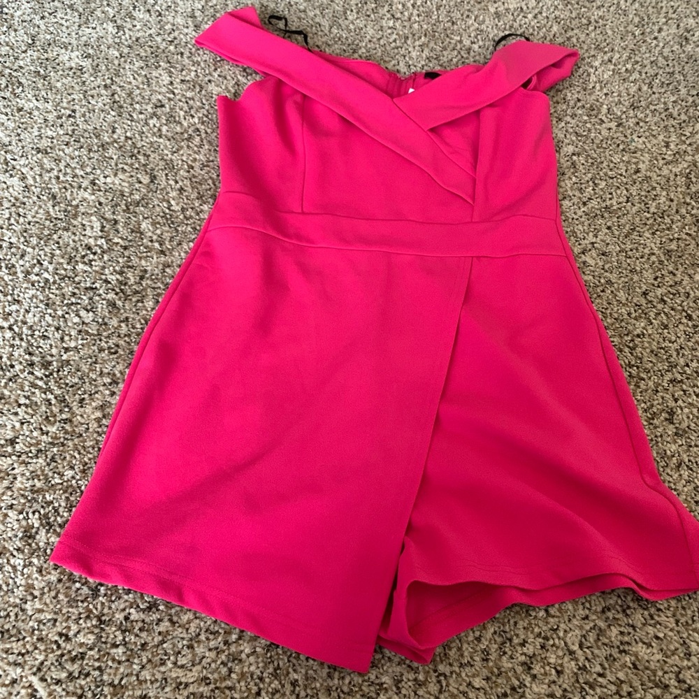 Hot pink forever 21 romper